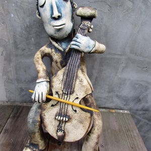 Ceramic Cellist image 5