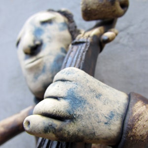 Ceramic Cellist image 1