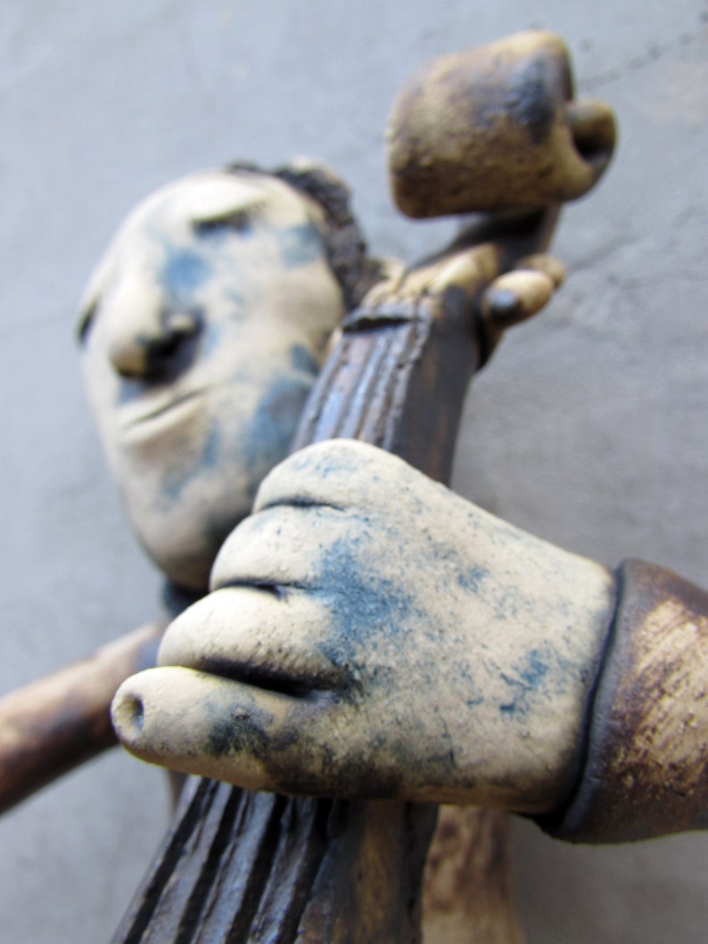 Ceramic Cellist image 1