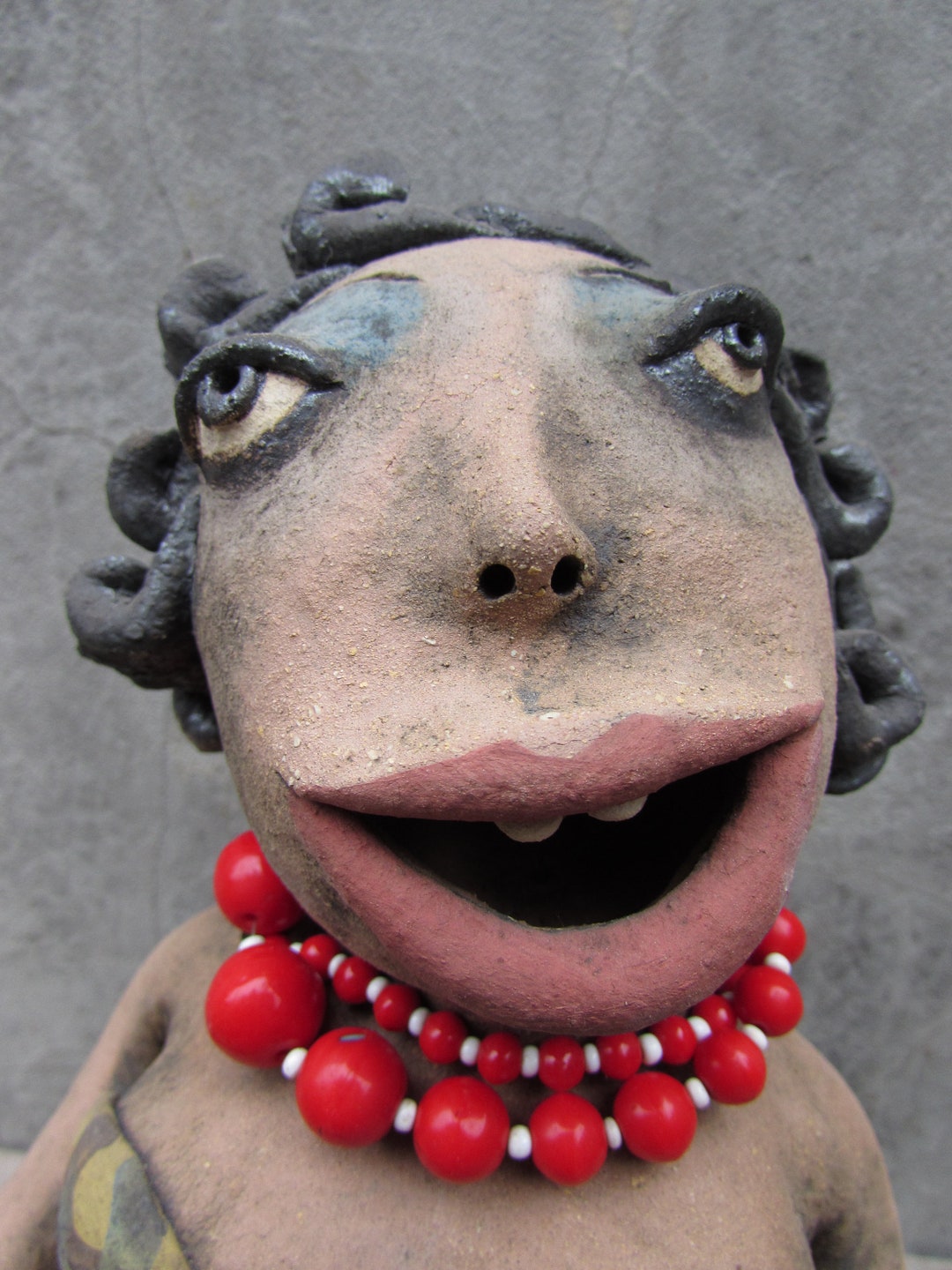 Ceramic Jazz Singer - Etsy
