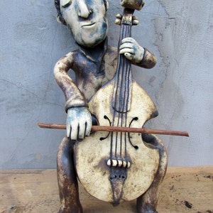 Ceramic Cellist image 2