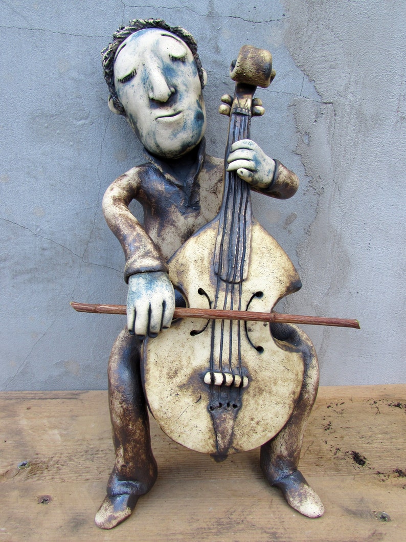 Ceramic Cellist image 2