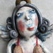 Ceramic Angel Wall Sculpture - Etsy