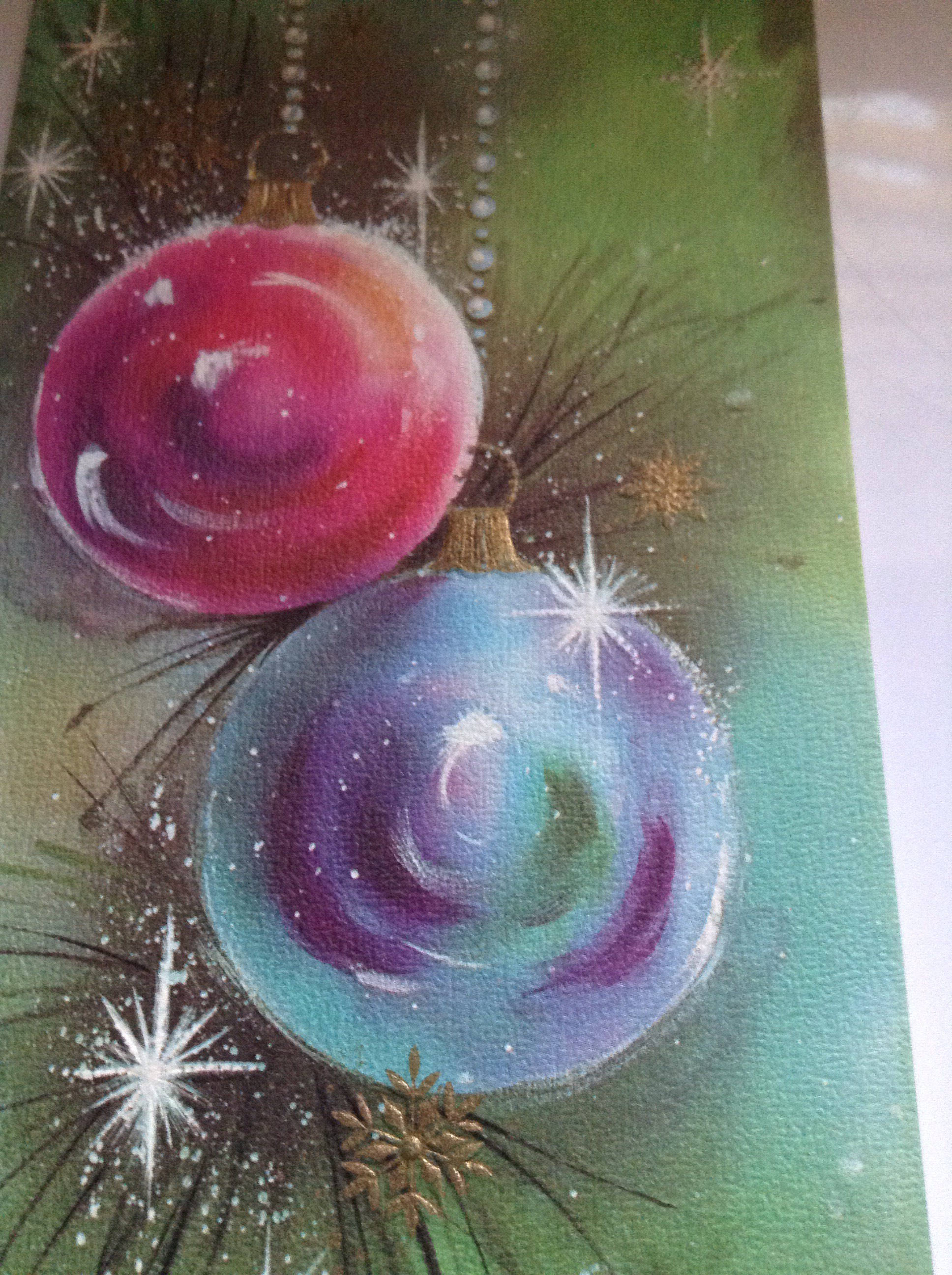 Vintage Christmas Card Ornaments Unusedenv Etsy
