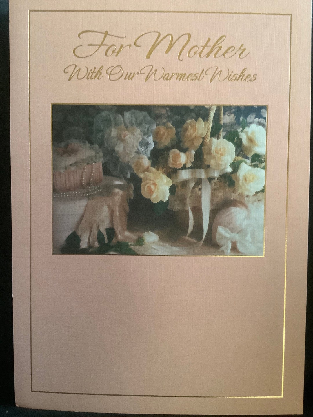 Vintage Mother’s Day Card “with Our Warmest Wishes” Unused+env - Etsy