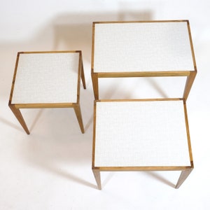 Three Swiss nesting tables from the sixties. image 7