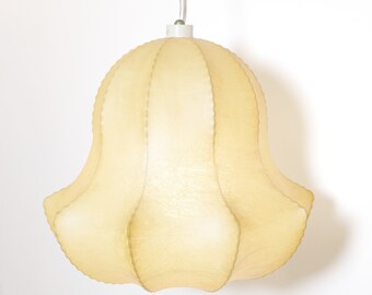 Large Italian cocoon pendant from the sixties.