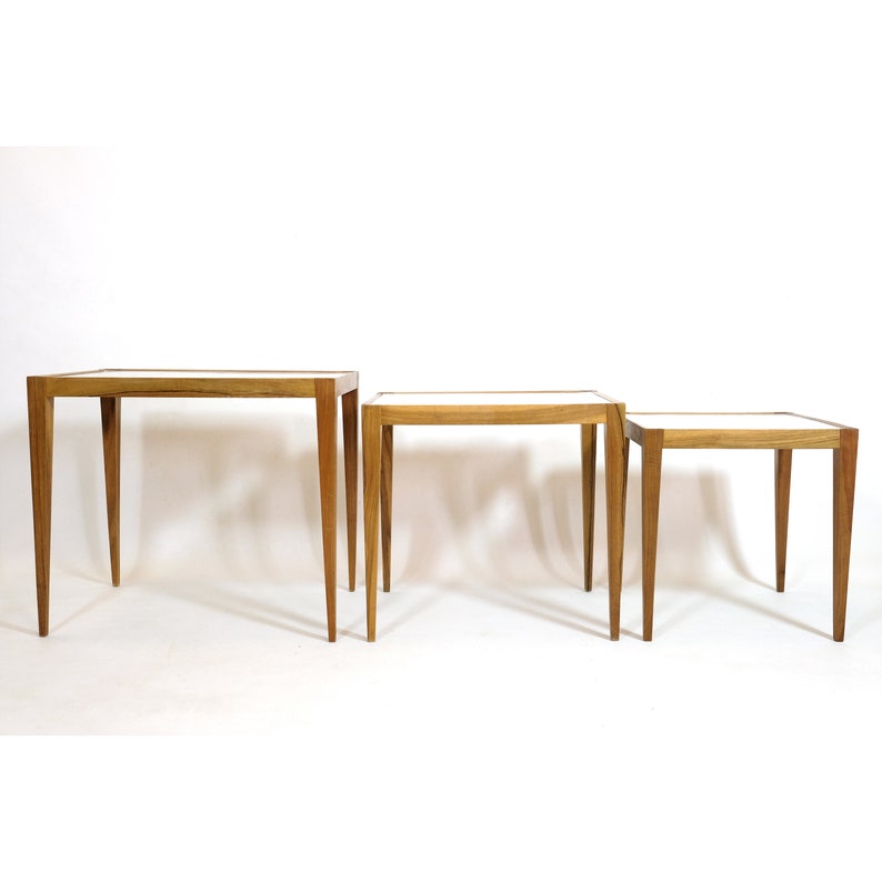 Three Swiss nesting tables from the sixties. image 6