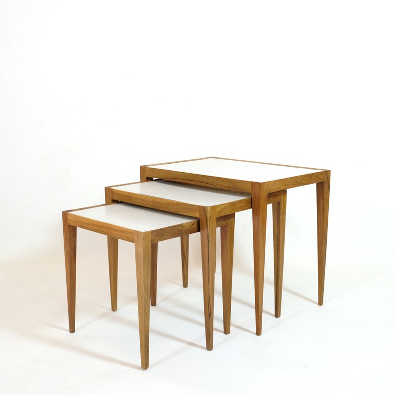 Three Swiss nesting tables from the sixties. image 1