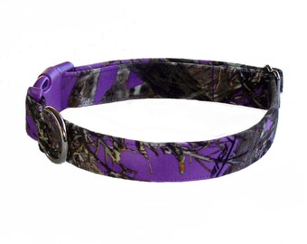 Purple True Timber Camo Dog Collar