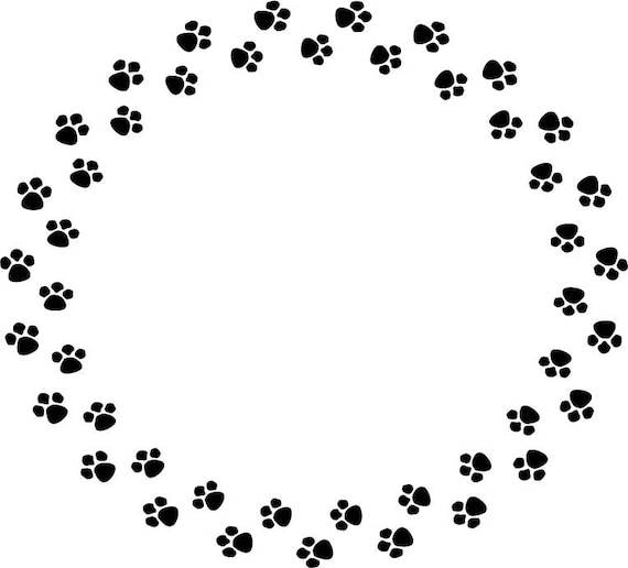 Free Free Paw Print Circle Svg 259 SVG PNG EPS DXF File