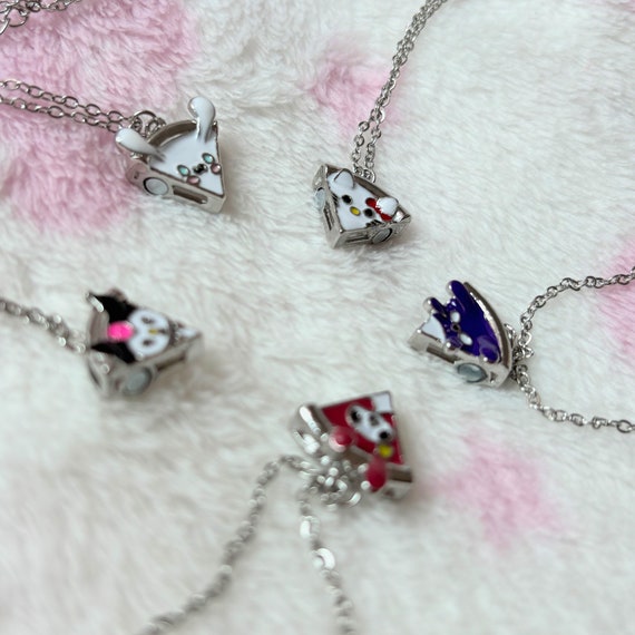 Bestie Pizza Necklace, Magnetic Matching Friendship Jewelry, 2/3/4