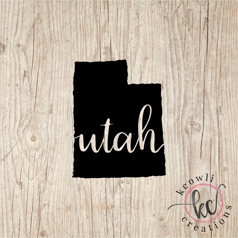 Wall or Laptop Utah Decal Sticker for Car Wall or Laptop Utah Decal Sticker for Car