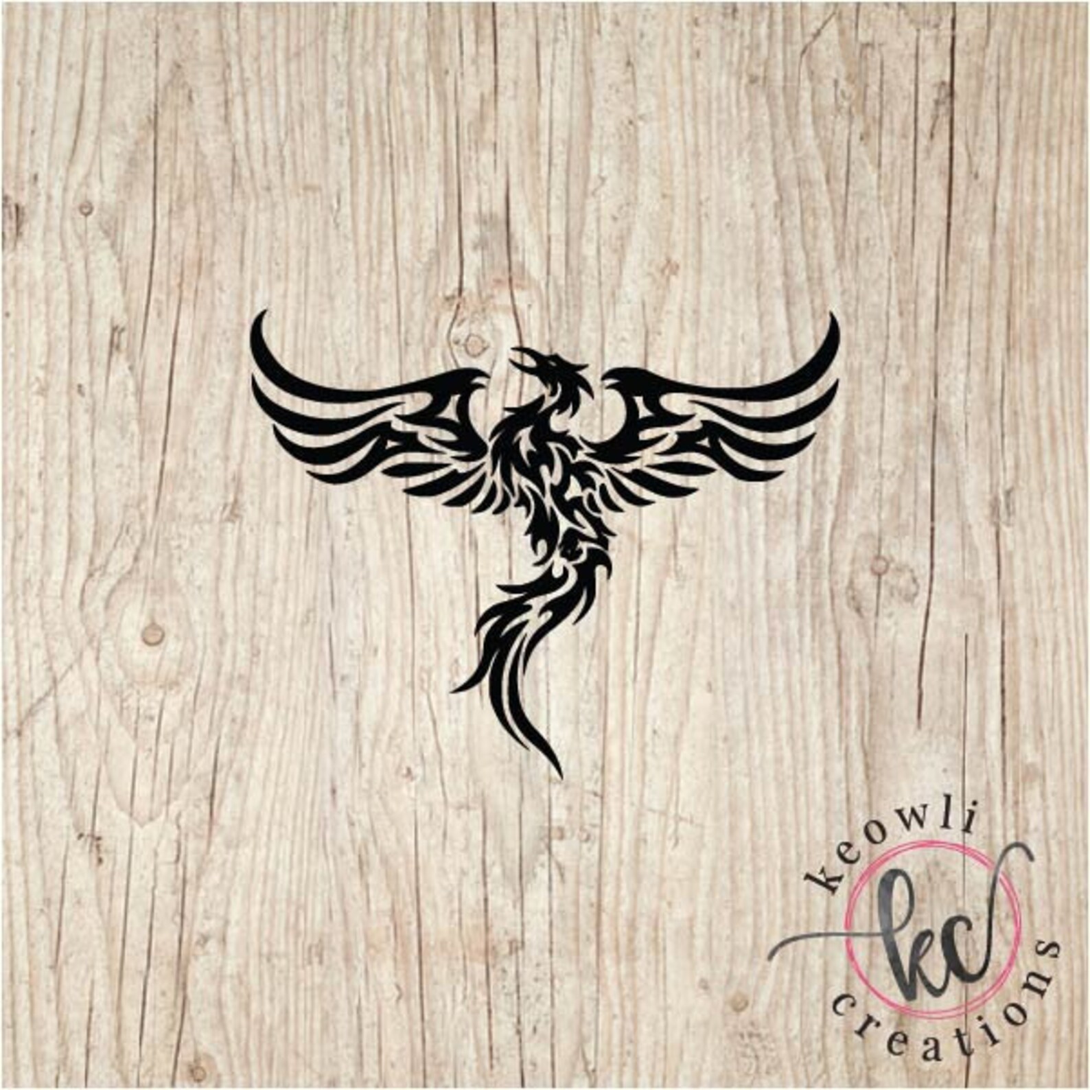 Phoenix Vinyl Decal Style 4 Etsy