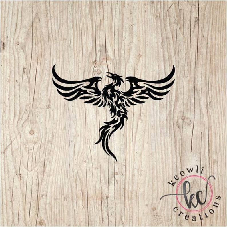 Phoenix vinyl decal style 4 Etsy