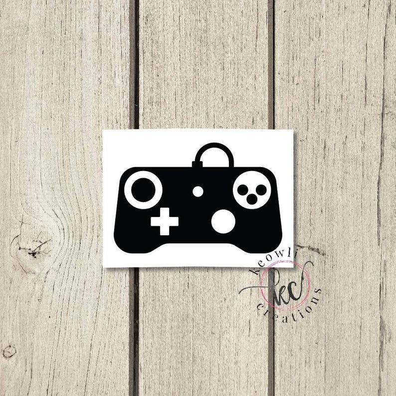 Game Controller vinyl decal style 05 Etsy