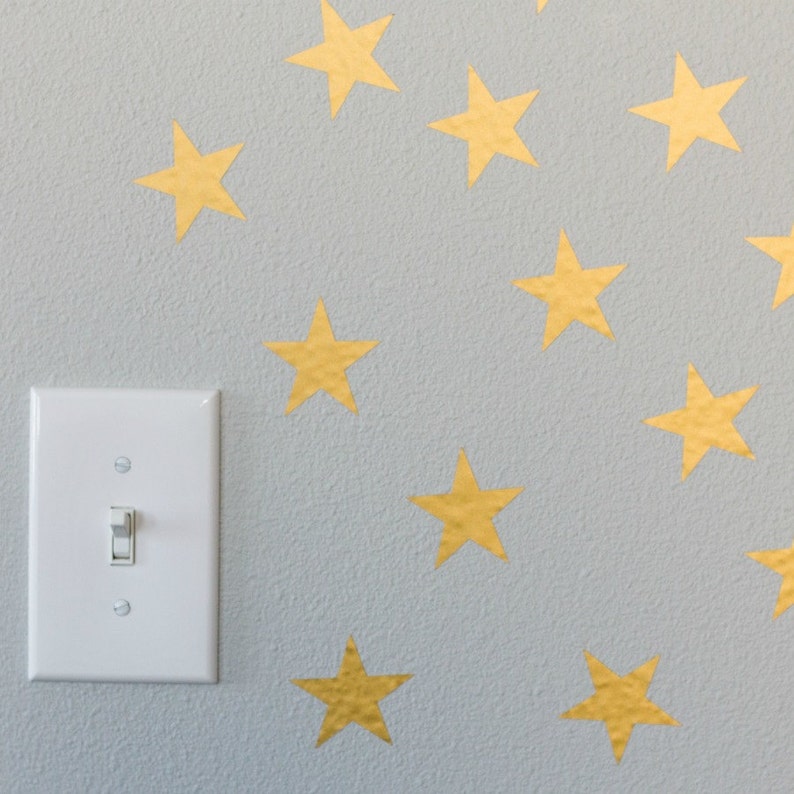 2.5 inches 3 inches 4 inches Star Wall Decals 2 inches