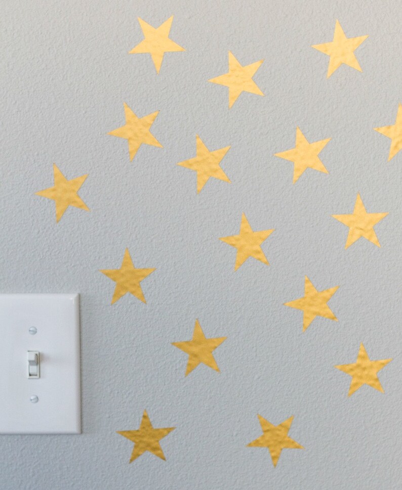 2.5 inches 3 inches 4 inches Star Wall Decals 2 inches