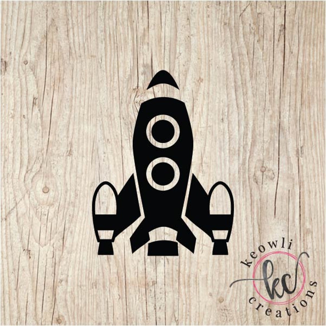 Rocket Vinyl Decal Style 06 Etsy UK