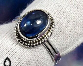 Kyanite Gemstone, Kyanite Ring, Kyanite Stone Ring, Designer Ring, Unique Ring, Birthday Gift, Engagement Ring, Gemstone Ring, JPY1212