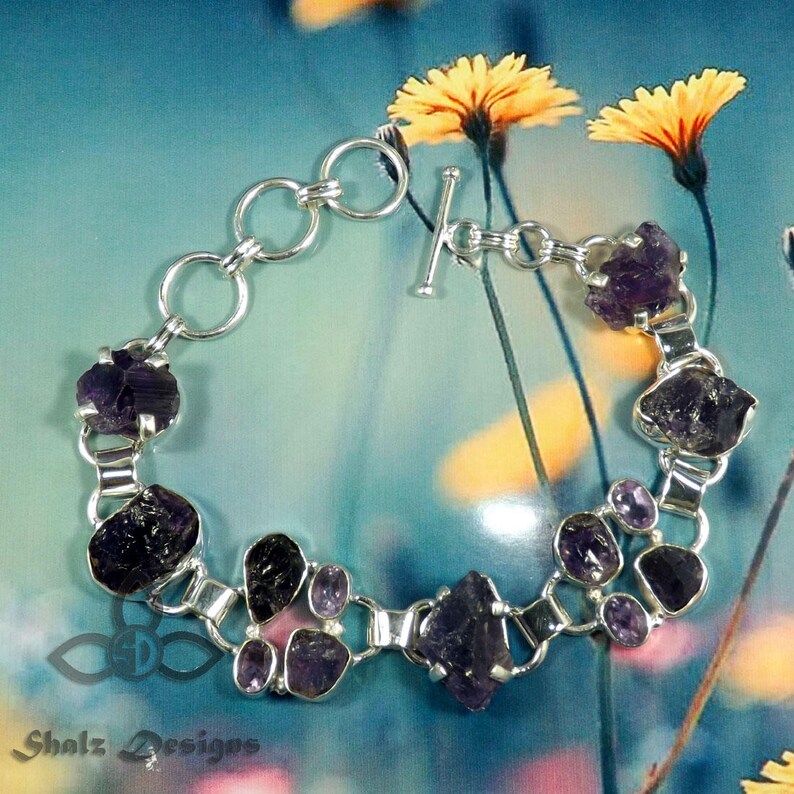 Wedding Bracelets Black Friday Sale Designer Bracelets Amethyst Rough Bracelets Amethyst Bracelets 925 Silver Bracelets Jewellery