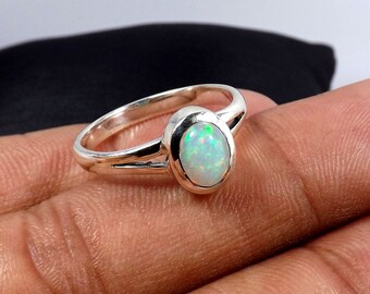 Ethiopian Opal Ring, Ethiopian Opal Stone, Ethiopian Opal Jewellery, Opal Ring, Gift Ring, Wedding Ring, Engagement Ring, Jewellery, AOLG913