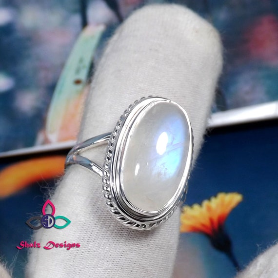 Amazon.com: 925 sterling silver, rainbow moonstone ring, heavy men's ring,  two tone man's ring, Arabic design man ring, oxidized silver man's ring,  wedding gift ring, healing power men's ring : Handmade Products