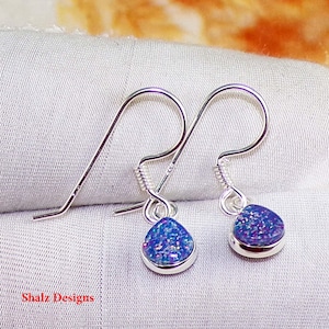 Natural Australian Triplet Opal Earring, 925 Sterling Silver Earrings, Beautiful Gemstone Cabochon Earrings, Birthday Gift For Her, U8503