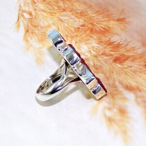 Ruby Cluster Ring For Gift