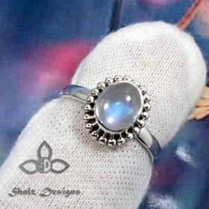 Rainbow Moonstone, Rainbow Moonstone Ring, Moonstone Ring, Rainbow Ring, 925 Sterling Silver, Solid Silver Ring, Handmade Women Ring,