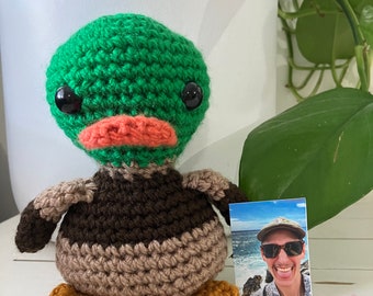 Mama Duck-Mallard crochet duck