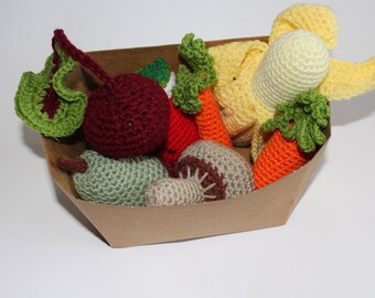 Crochet fruit and vegetable bundle