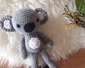 Koko the Koala, crochet koala, plush koala plush koala, crochet koala