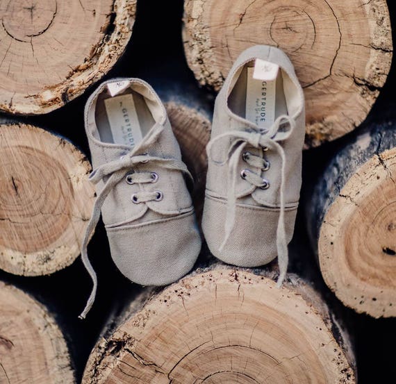 Stone Canvas Sneakers,  Soft soled washable baby shoe, Pre walkers, Baby sneakers, slip ons, perfect for newborn, crawlers and walkers