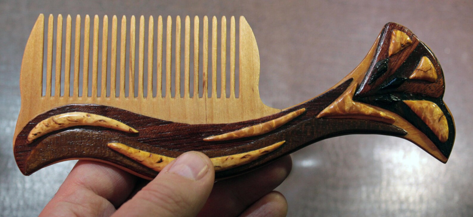 Wooden Comb Etsy