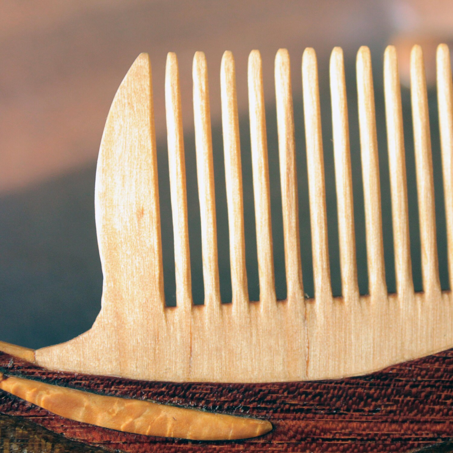 Wooden Comb Etsy