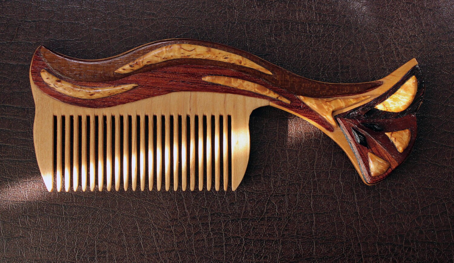 Wooden Comb Etsy