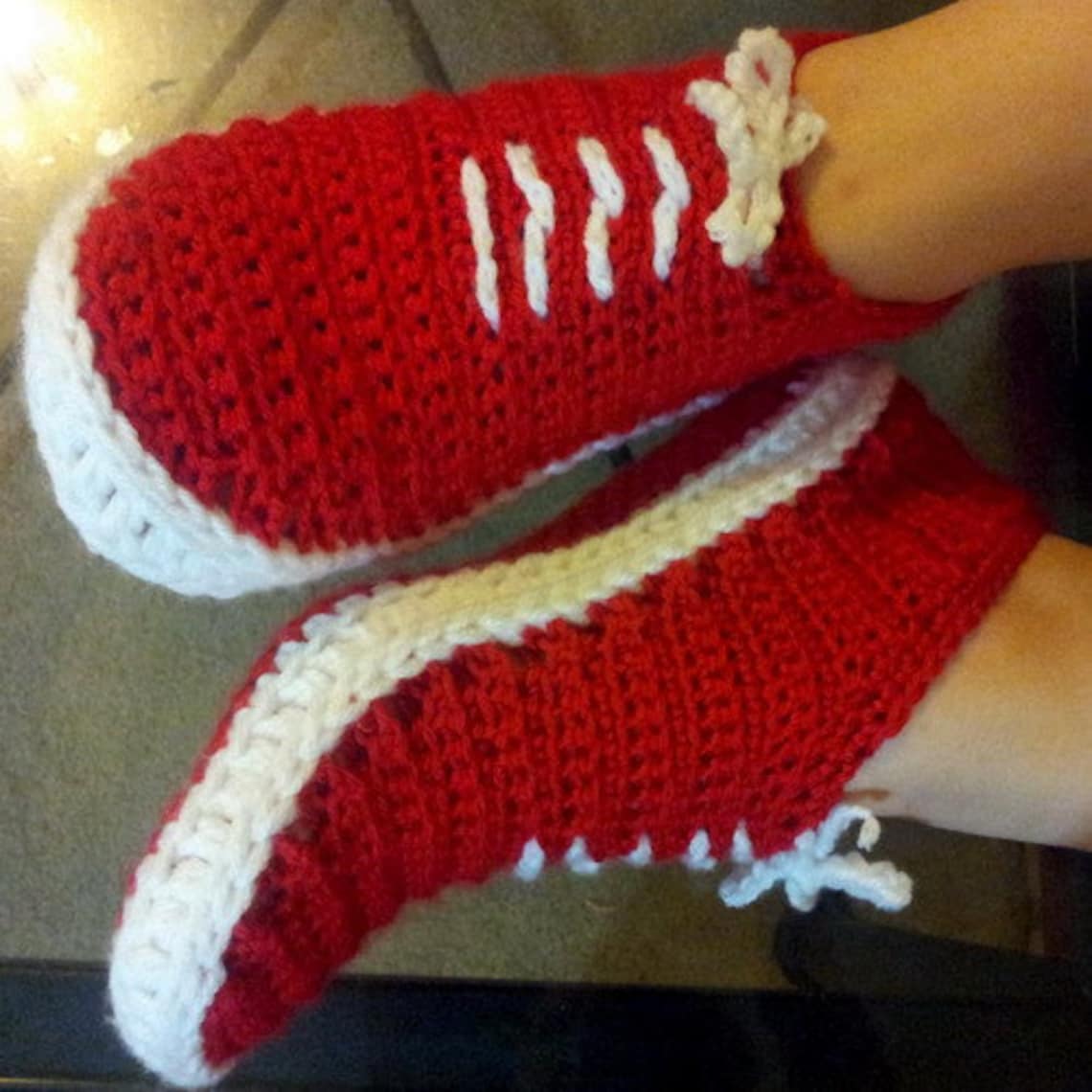 Crochet Sneakers Pattern in English Only Etsy