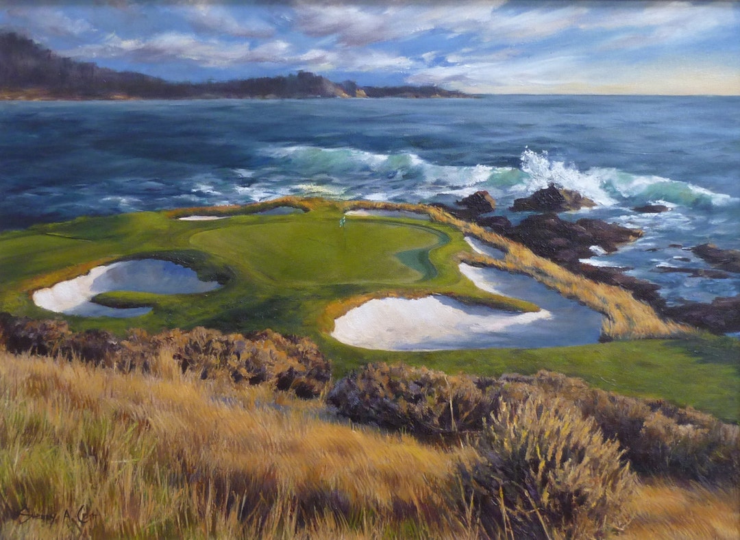 View on the Seventh, the 7th Hole at Pebble Beach, Top 100