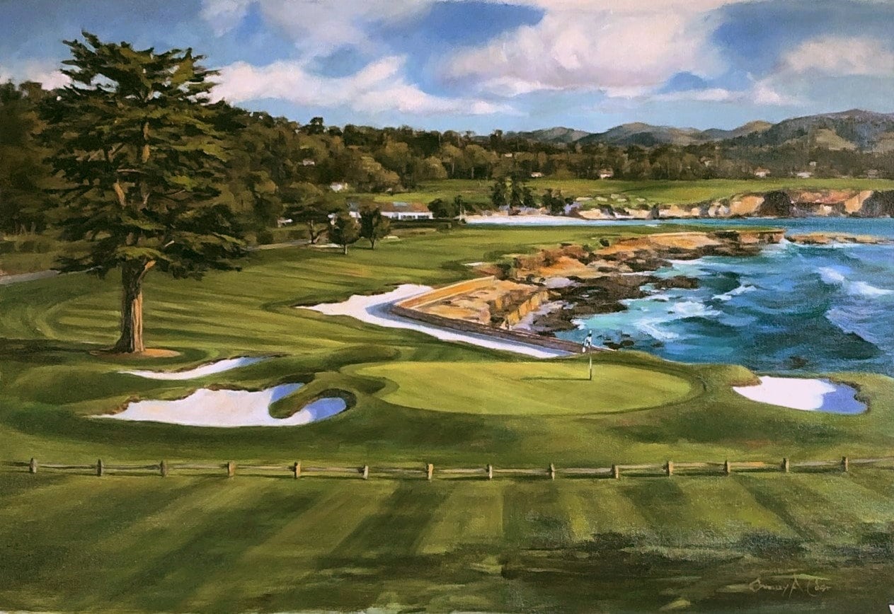 Pebble beach top golf skirt