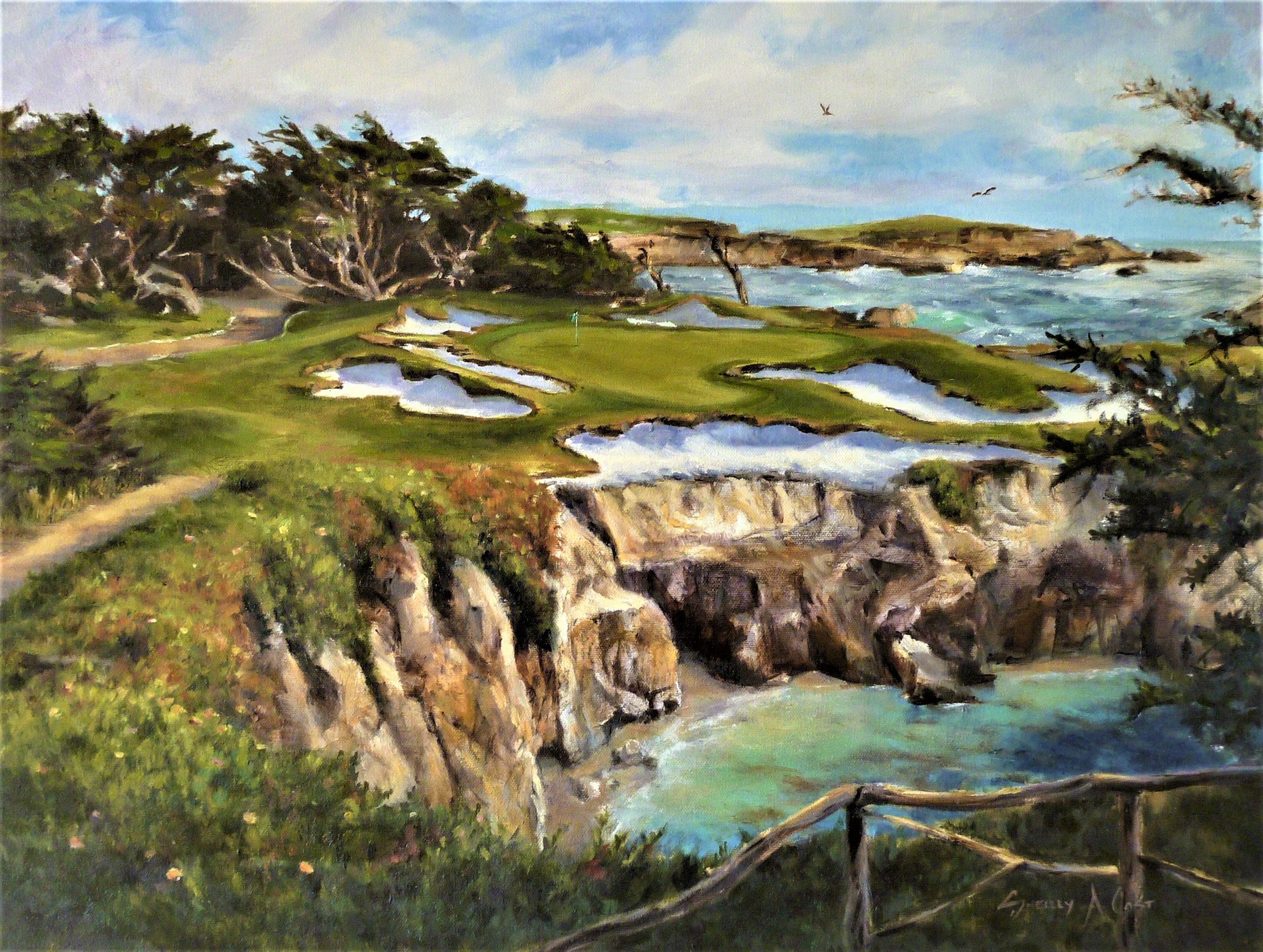 15th and 16th at Cypress Point Golf Club Pebble Beach Golf