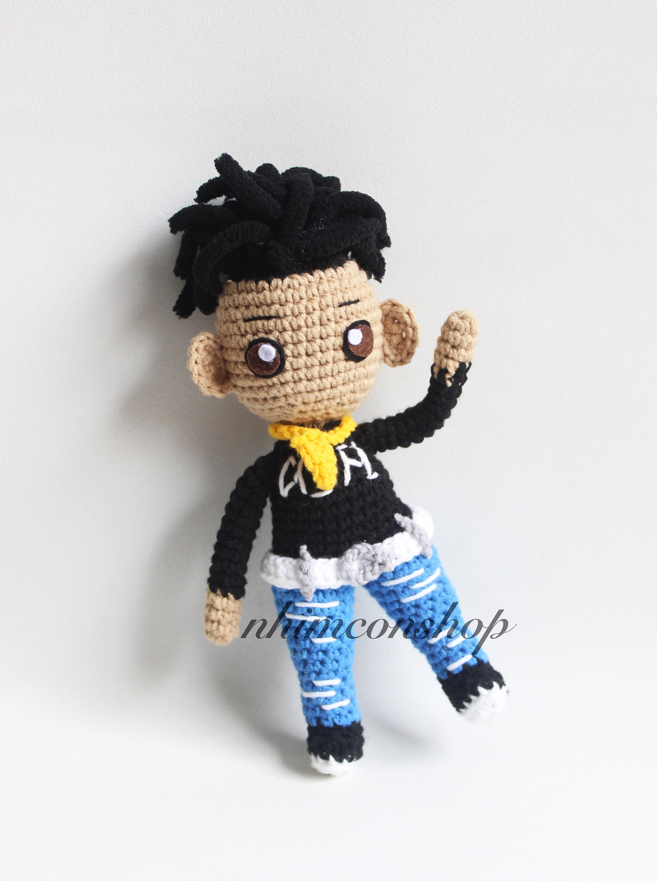 Youngboy Chibi Plushie: Handmade Crochet Amigurumi Doll - Etsy