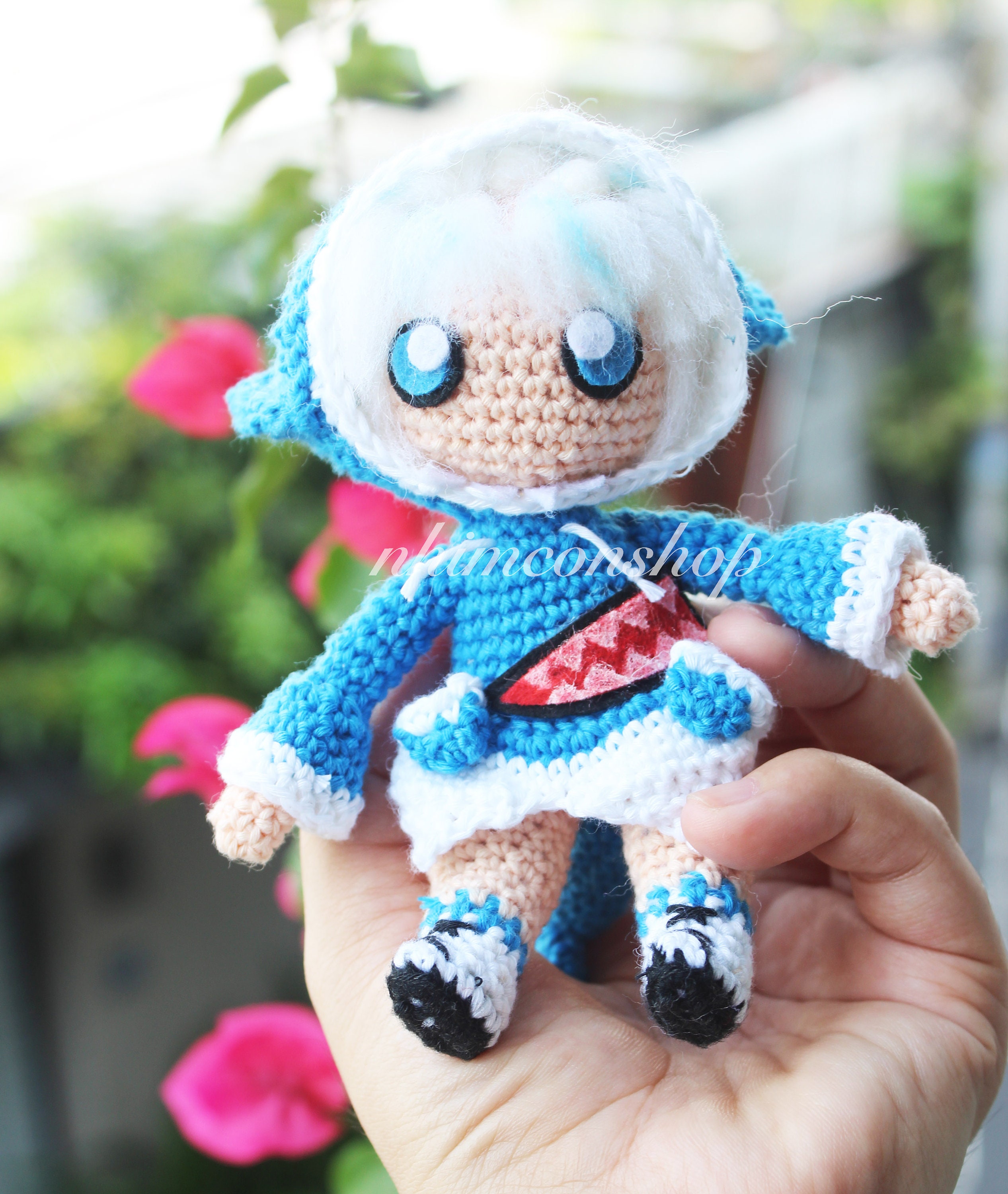 カギ編み人形　手作りぬいぐるみ　ハンドメイド人形 編みぐるみ人形 [ぬいぐるみ 手編み オリジナル かぎ針 手作り