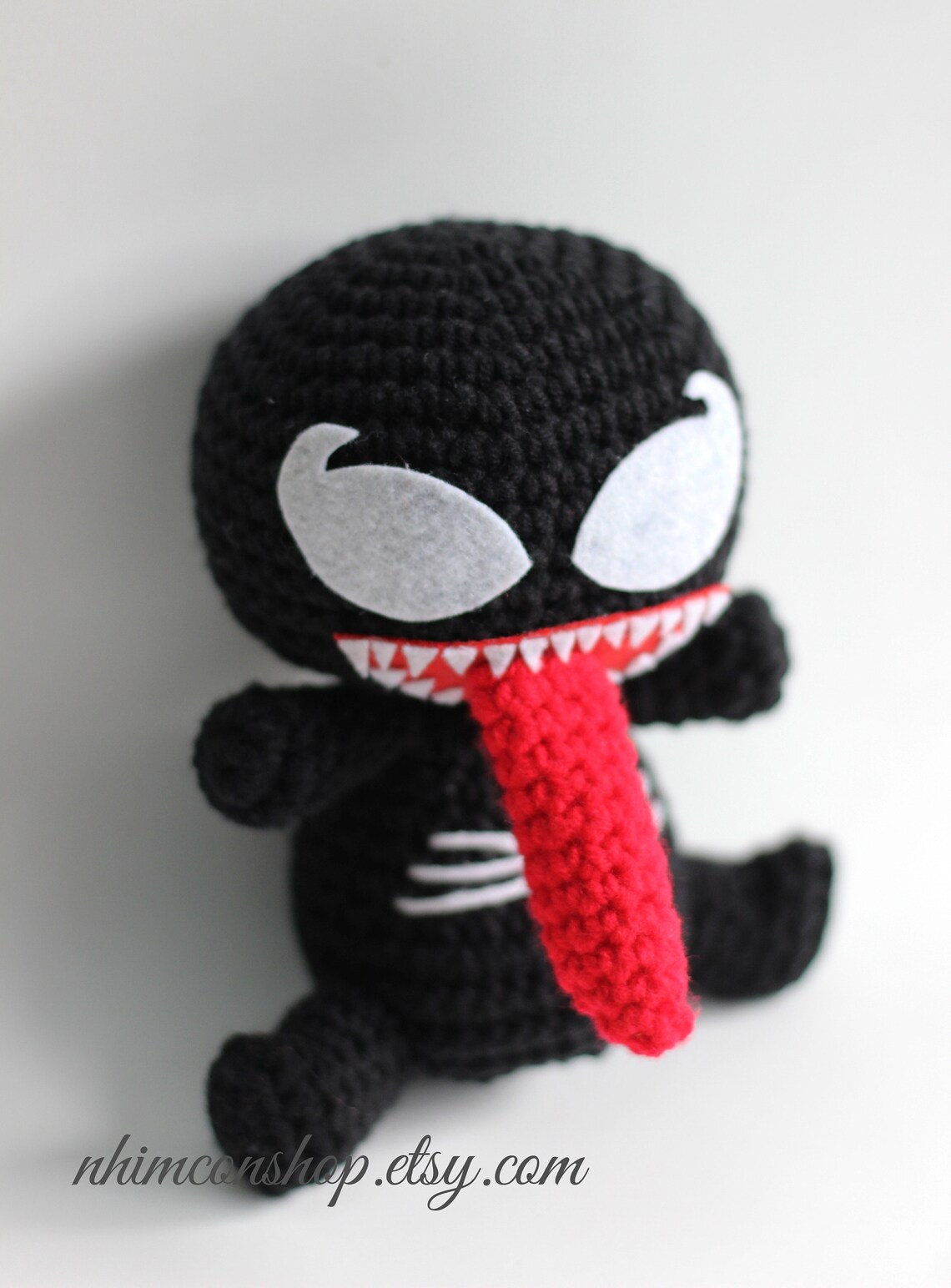 Venom Plush Plushie Amigurumi Stuffed Toy Doll | Etsy