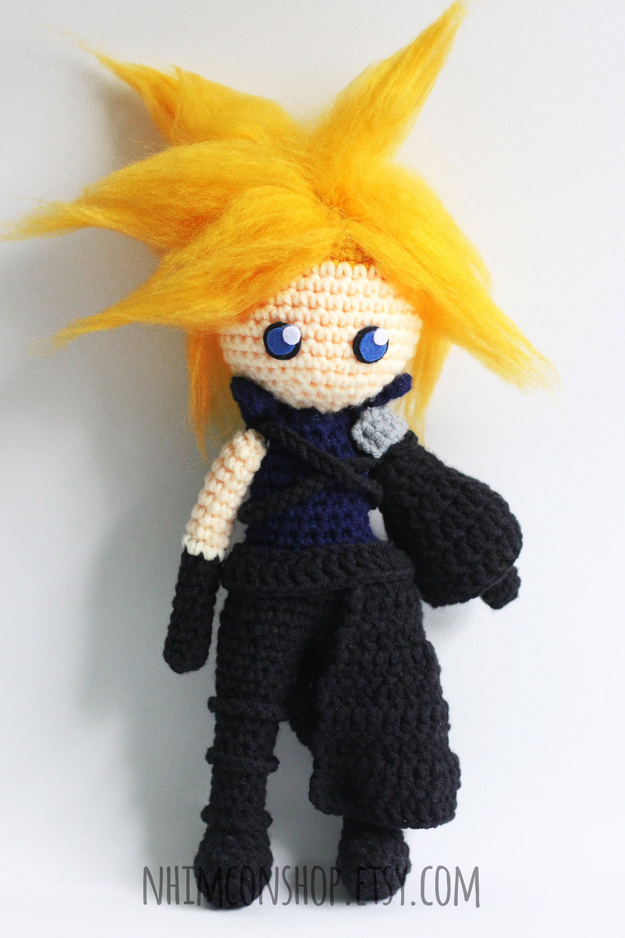 Tifa Cloud Final Fantasy VII FF7 Chibi Plushie Amigurumi Stuffed