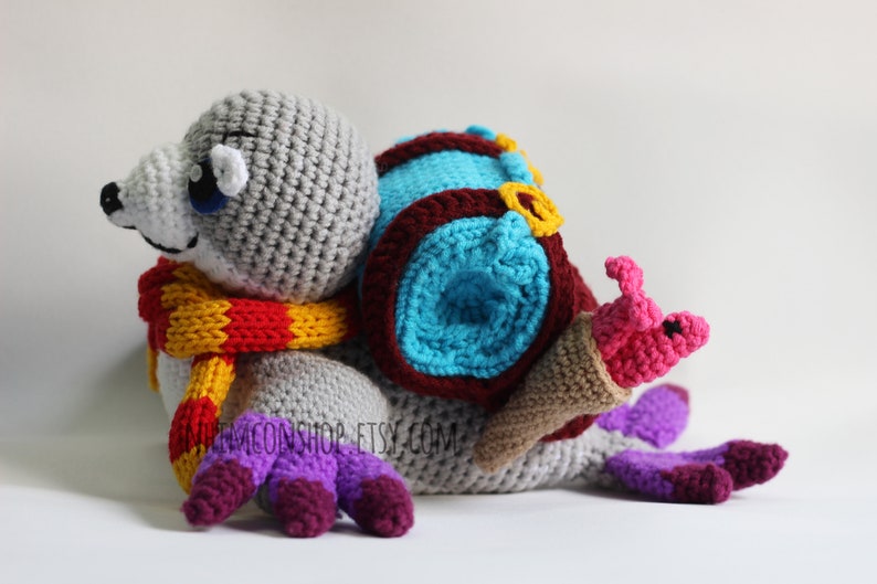 Serac the Seal Courier Dota 2 Chibi Plushie Amigurumi Stuffed Toy Doll Handmade Softies Gift Baby Crochet Knit Inspired Plush Characters image 3