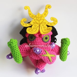 DJ Octavio Chibi Plushie: Handmade Crochet Stuffed Doll
