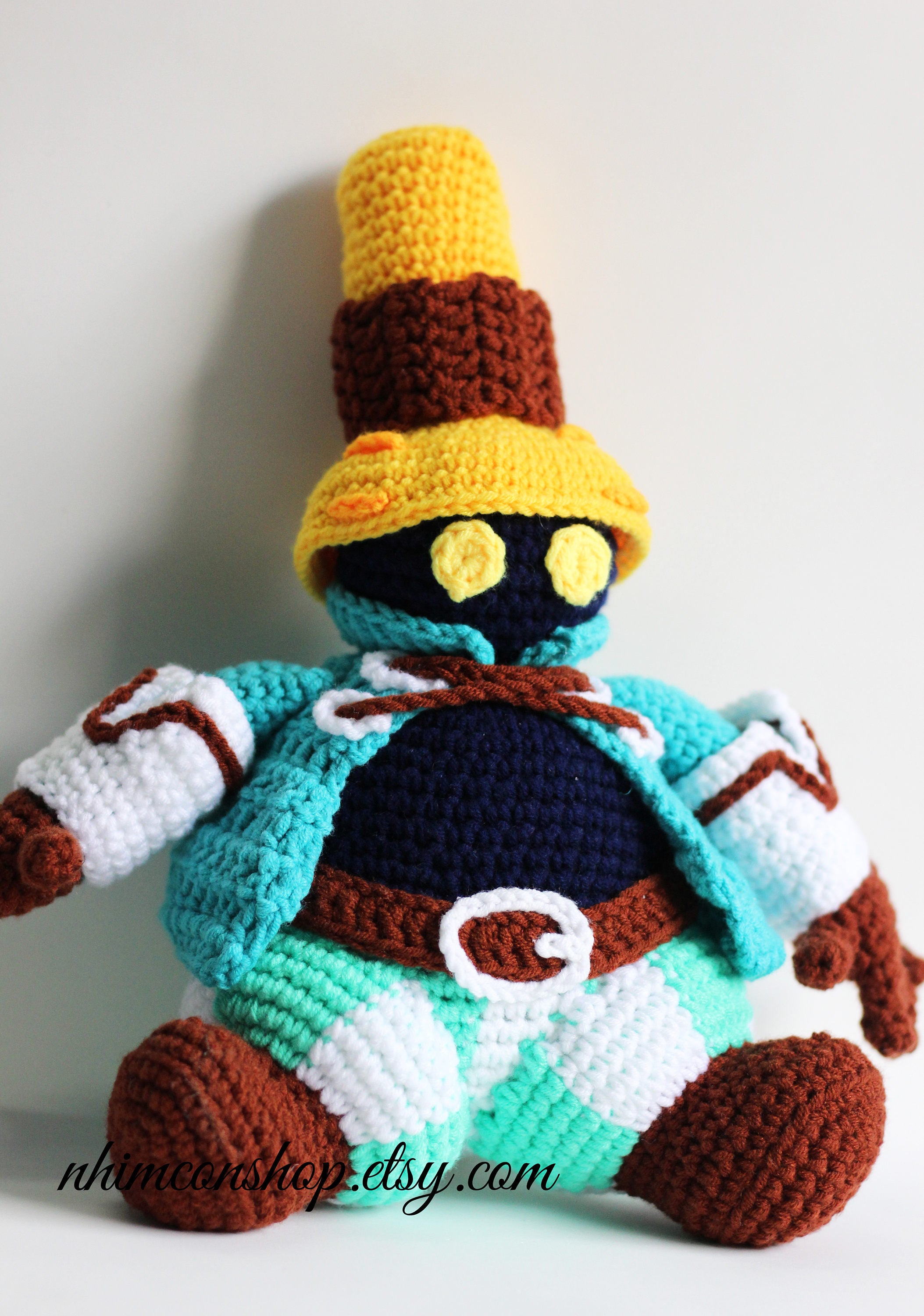 Vivi Final Fantasy Ix Ff9 Chibi Plushie Amigurumi Stuffed Toy Etsy