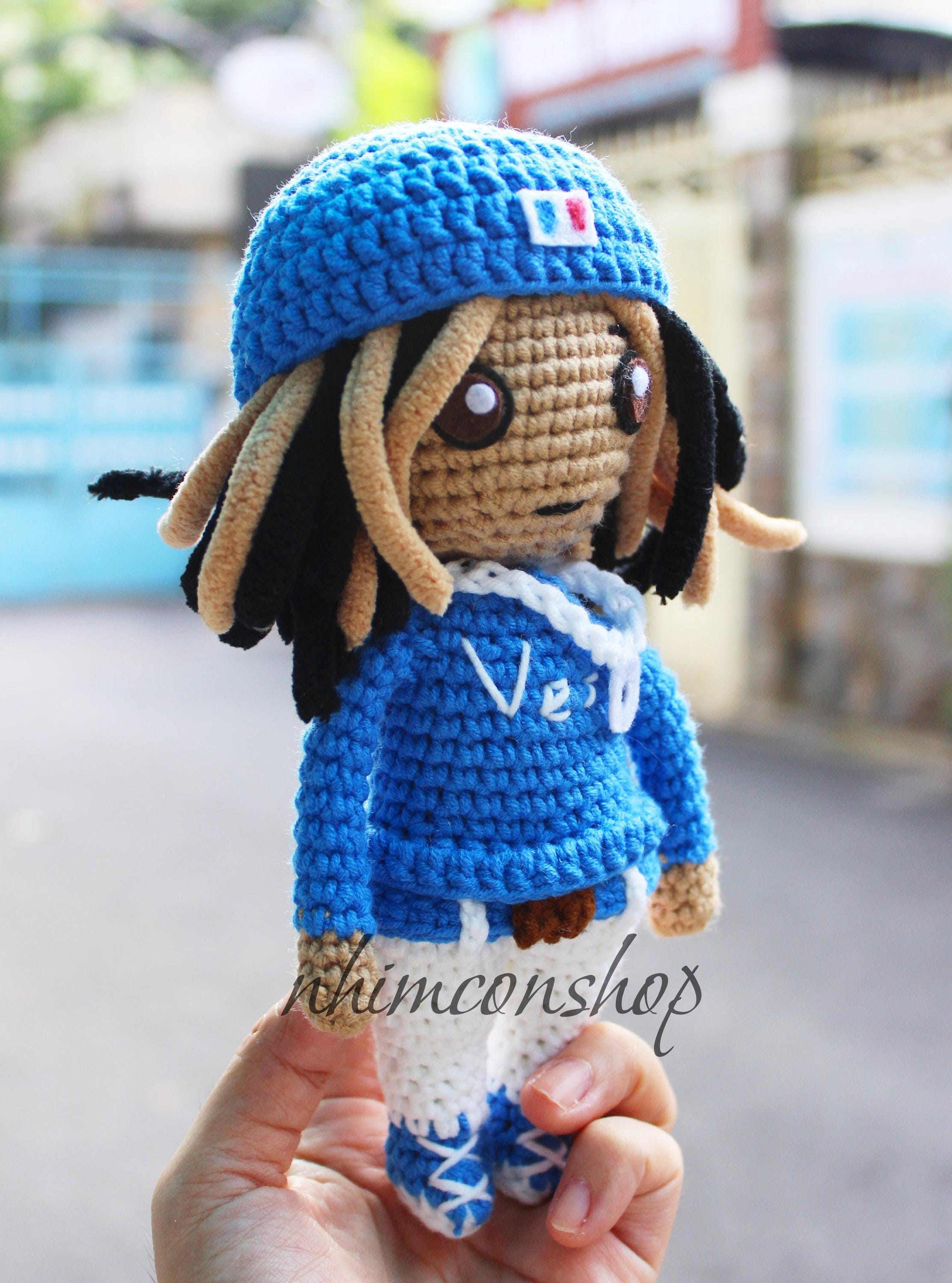 Costom Plushie Rapper King Von Rapper Chibi Plushie: Handmade Crochet Doll - Etsy