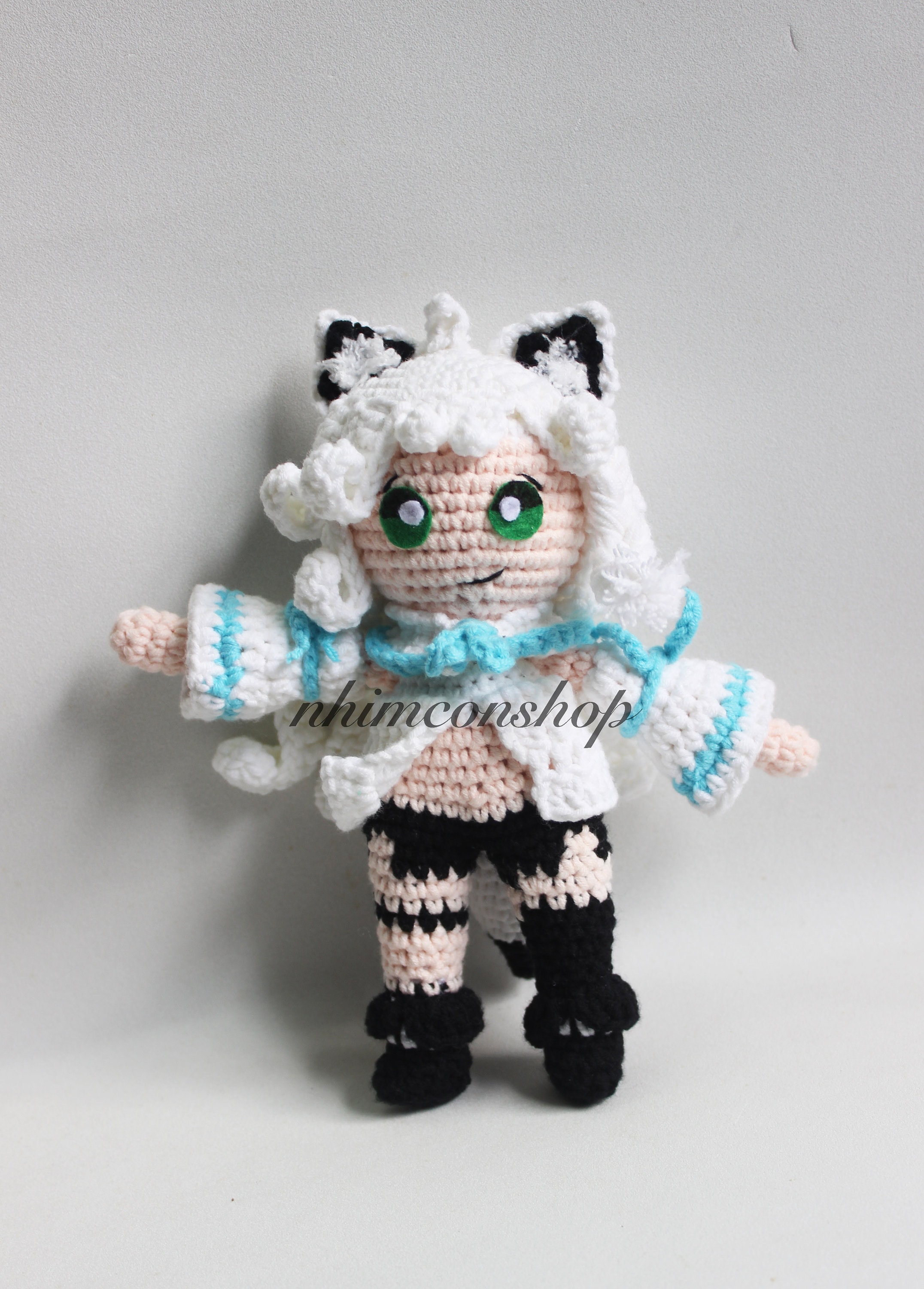 白上フブキ Chibiぬいぐるみ 手作りかぎ針編みアニメ人形 - Etsy 日本